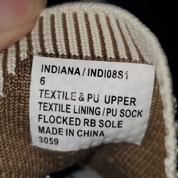 Steve Madden Cream and Tan & Grey Women's Sneakers. Size 6 - Picture 9 of 9